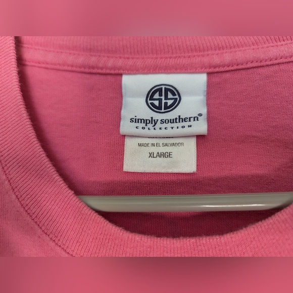 Simply Southern Pink Long Sleeve Shirt - Picture 5 of 5